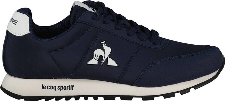 Le Coq Sportif Blauwe Print Sneakers met Rubberen Zool Blue Heren