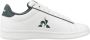 Le Coq Sportif Groene Leren Sportieve Sneakers met Rubberen Zool White Heren - Thumbnail 1