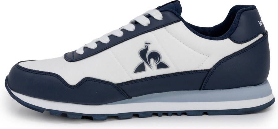 Le Coq Sportif Stijlvolle witte sportieve sneakers met rubberen zool White Heren