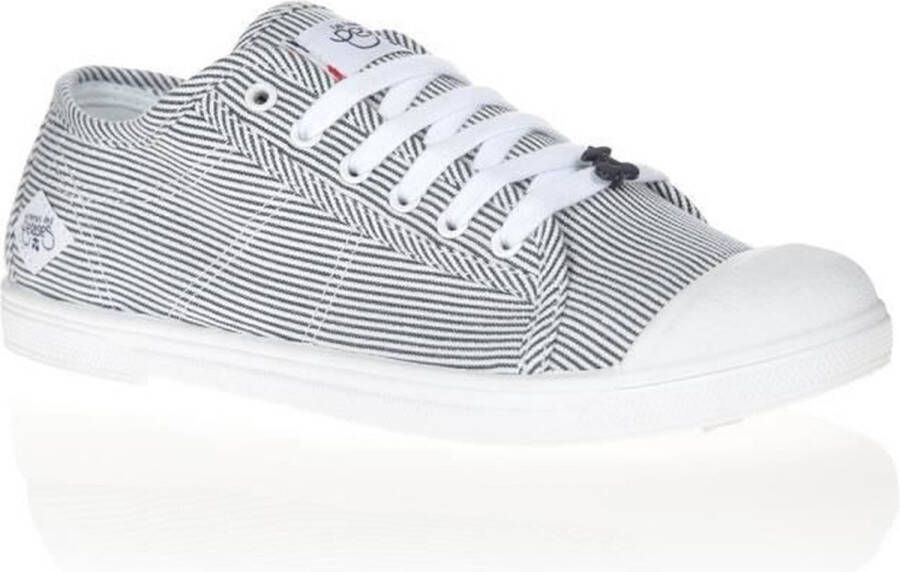 Le temps des cerises Witte canvas sneakers R