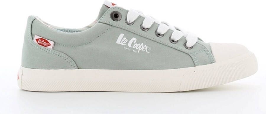 Lee Cooper dames sneaker lage zomer schoenen mint groen