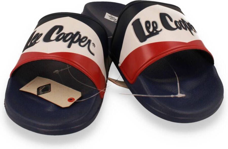 Lee Cooper Heren Badslipper Blauw