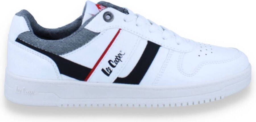 Lee Cooper Heren Sneaker Wit