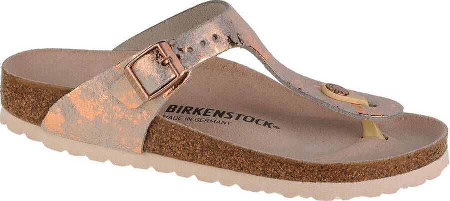 Leer Birkenstock Gizeh VL 1016950 Vrouwen Roze teenslippers