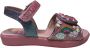 Lelli Kelly LK7402 Unicorn Velcro eenhoorn kraaltjes sandalen multi glitter - Thumbnail 1