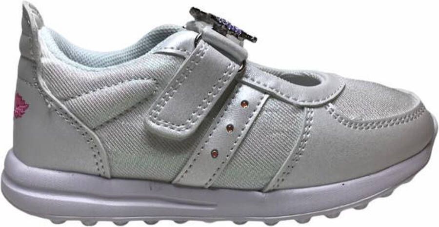 Lelli Kelly velcro bling paardje LED lampjes zomer schoenen LK7843 wit