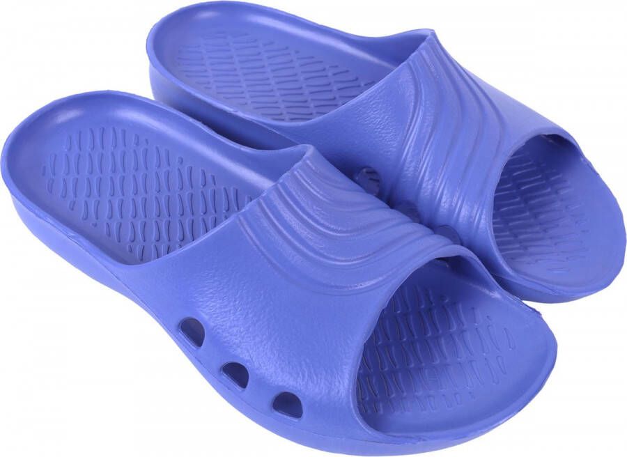 Lemigo Blauwe superlichte universele slippers van hoogwaardig rubber BAMBINO 26