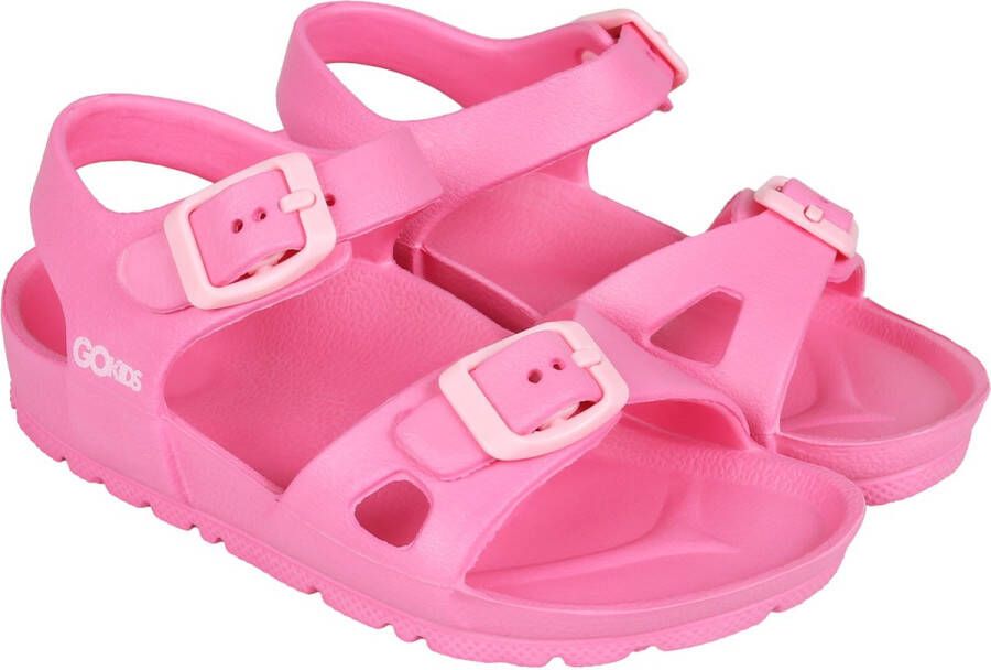 Lemigo Lichtroze superlichte sandalen voor meisjes met een voorgevormde anatomische binnenzool