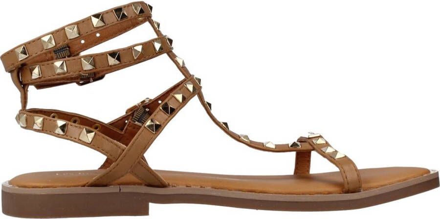 Les Tropeziennes Bruin Leren Sandalen Coralie Model Brown Dames