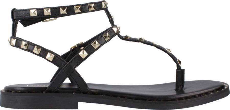 Les Tropeziennes Stijlvolle Platte Sandalen Black Dames