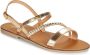 Les Tropeziennes Gouden Sandalen Batresse Ss24 Collectie Yellow Dames - Thumbnail 1