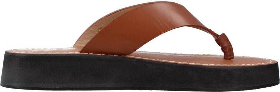 Les Tropeziennes Flip Flops Brown Dames