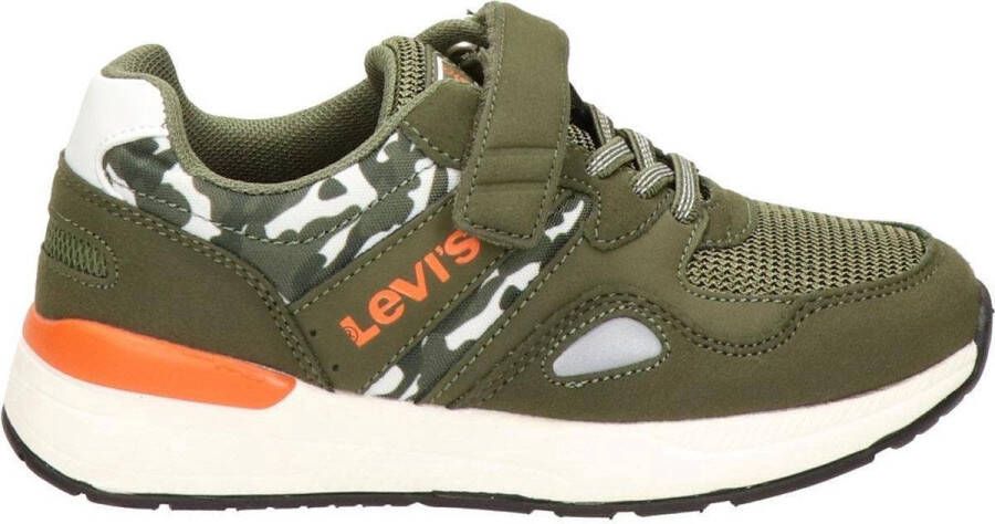 Levi's Kids Boston Camo TD sneakers met camouflageprint groen - Foto 2