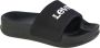 Levi´s Footwear Levi's June S Bold Padded 235638-847-59 Vrouwen Zwart Slippers - Thumbnail 6