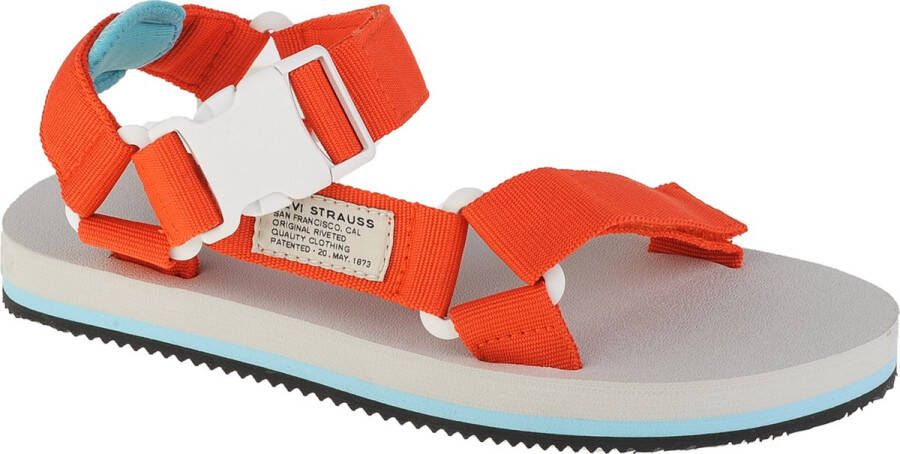 Levi's Tahoe Refresh Sandal 234206-989-78 Vrouwen Oranje Sandalen