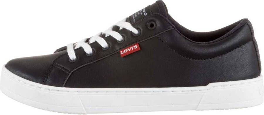 Levis Levi's Malibu Zwart Sneakers van canvas voor dames