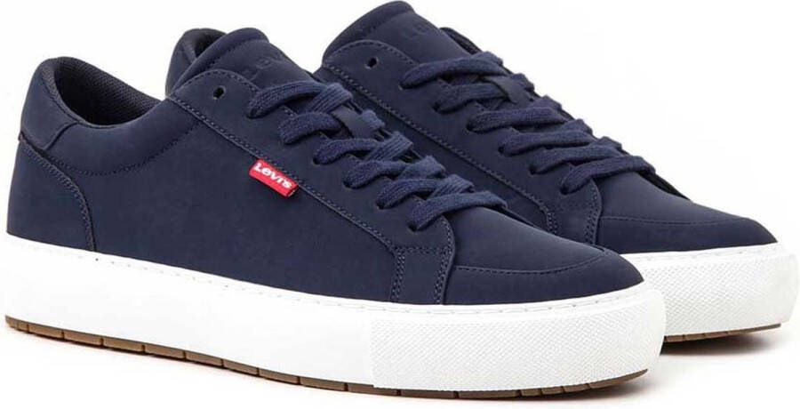 Levi's Sneakers WOODWARD RUGGED LOW met karakteristiek rood merkje