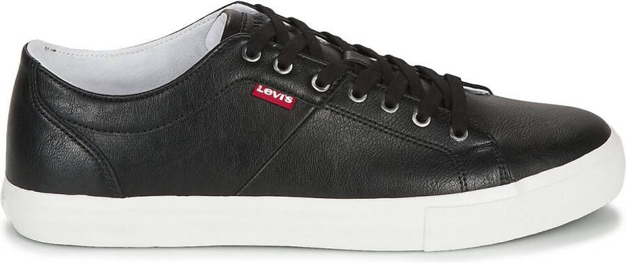 Levi's Sneakers WOODWARD met sierstiksels vrijetijdsschoen lage schoen veterschoen