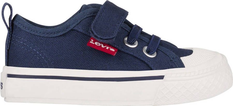 Levi's Kids Maui CVS VEL TD sneakers blauw