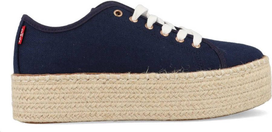 Levi´s Footwear Tijuana 2.0 Espedrille Sneakers Blauw Vrouw