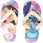 Lilo & Stitch Slippers Roze & Creme Disney's Stitch Slippers Kinderen - Thumbnail 1