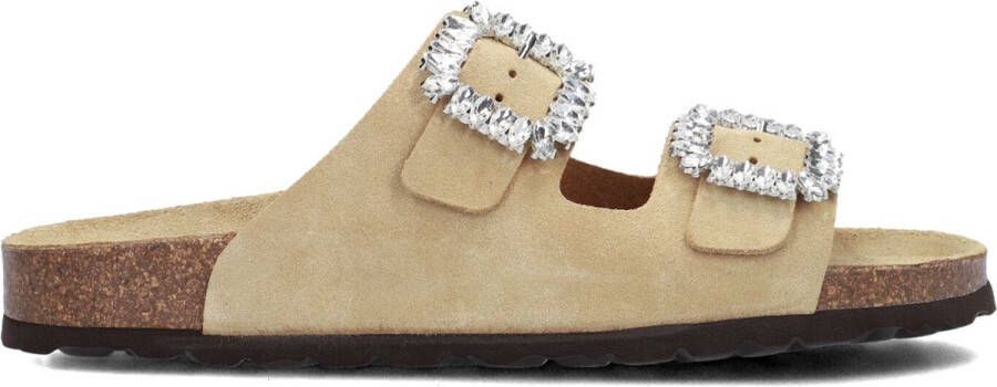 LINA LOCCHI Slippers Dames 12394 Maat: 41 Materiaal: Suède Kleur: Beige