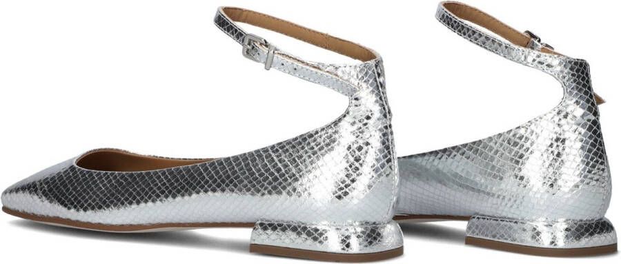 Lina Locchi 14639 Met Pr Ballerina's Ballarina Schoenen Instappers Dames Zilver