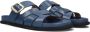 LINA LOCCHI Slippers Dames 765-05 Maat: 38 Materiaal: Leer Kleur: Blauw - Thumbnail 1