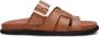 LINA LOCCHI Slippers Dames 765-05 Maat: 38 Materiaal: Leer Kleur: Cognac - Thumbnail 1