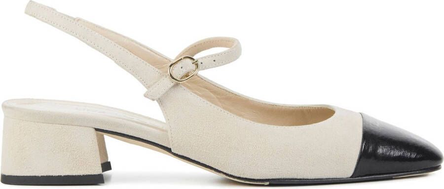 LINA LOCCHI Slingbacks Dames L1413 Maat: 36 Materiaal: Leer Kleur: Beige