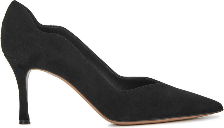 Lina Locchi Dames Pumps Damesschoenen Suède Geen hoogte cm L1276 Zwart