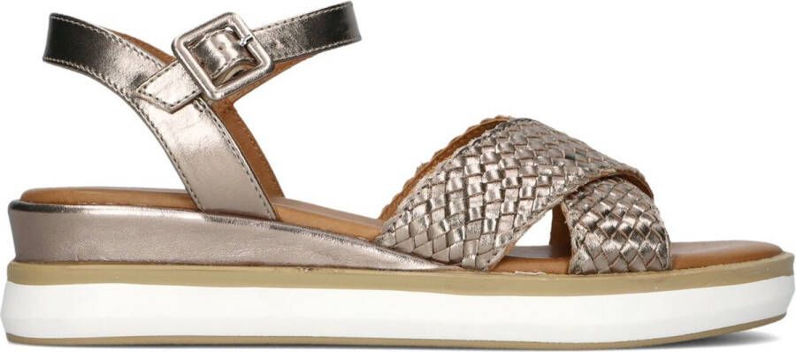 LINA LOCCHI Sandalen Dames L1386 Maat: 37 Materiaal: Leer Kleur: Brons