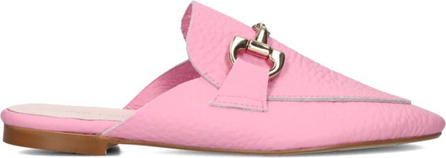 Lina Locchi Muiltjes Female Sandalen Instappers Damesschoenen Leer L1273 Roze