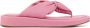 Lina Locchi Slippers Dames Sandalen Instappers Damesschoenen Leer Blokhak L1136 Roze - Thumbnail 1