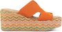 LINA LOCCHI Slippers Dames 3476 Maat: 42 Materiaal: Suède Kleur: Oranje - Thumbnail 1