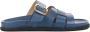 LINA LOCCHI Slippers Dames 765-05 Maat: 37 Materiaal: Leer Kleur: Blauw - Thumbnail 1