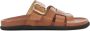 LINA LOCCHI Slippers Dames 765-05 Maat: 36 Materiaal: Leer Kleur: Cognac - Thumbnail 1