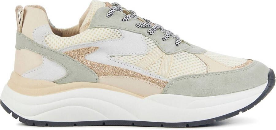 LINA LOCCHI Lage Sneakers Dames Charu-02 Maat: 39 Materiaal: Leer Kleur: Beige