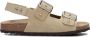 Lina Locchi Sue Bio Sandaal 2 Gesp Slippers Dames Beige - Thumbnail 1