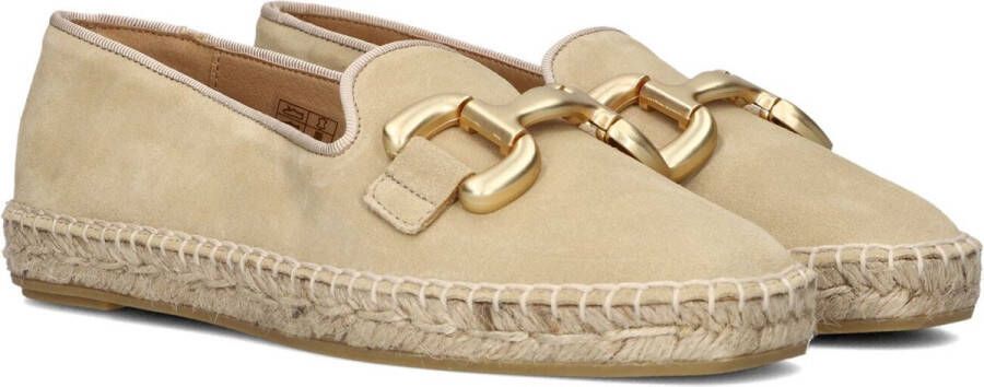 Lina Locchi Sue Espa Instapper Met Bit Loafers Suède Instapper Dames Taupe