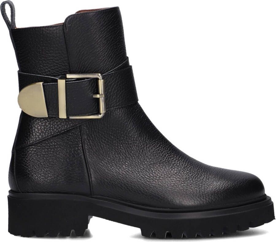 LINA LOCCHI Enkelboots Dames V67 Maat: 41 Materiaal: Leer Kleur: Zwart