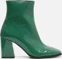 Linea zeta Enkellaarsjes Groen Lak 192616 Dames - Thumbnail 2