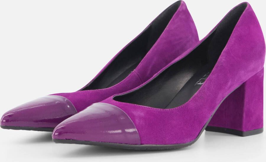 Linea zeta Pumps paars Suede