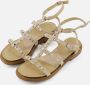 Linea zeta Sandalen beige Suede - Thumbnail 1