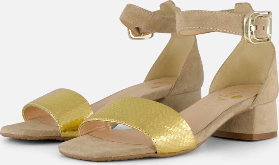 Linea zeta Sandalen beige Suede