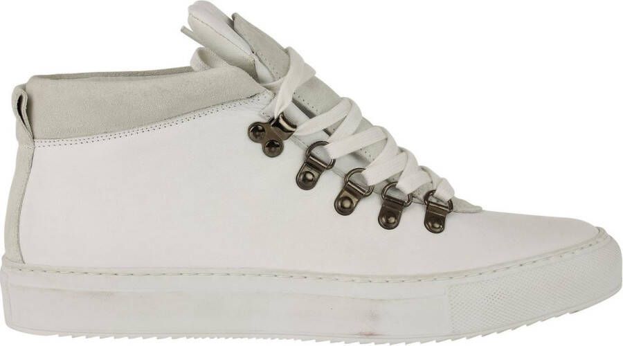 Linkkens Kobe Hiker mid top lace white nappa leder