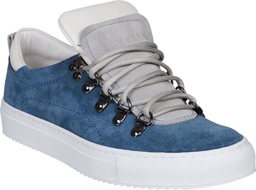 Linkkens Kobe low top lace suede nappa petrol blue - Foto 1