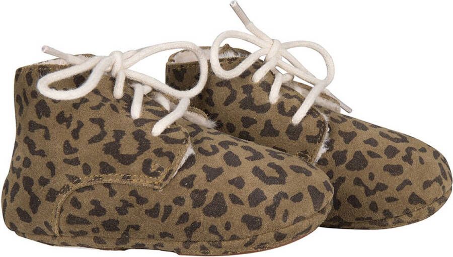 Little Indians Babyschoenen High Top Leopard Bruin