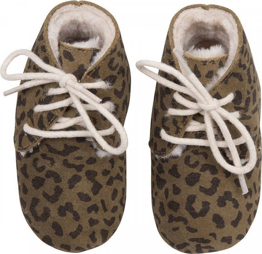 Little Indians Babyschoenen High Top Leopard Bruin