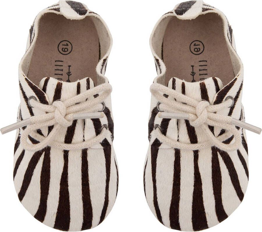 Little Indians Schoenen Zebra 11 5 Cm Leer Zwart wit